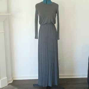 BCBGeneration, Gray T-Shirt Maxi Dress,Sz XS